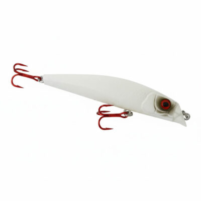 Isca Artificial Marine Rei do Rio 80 Branca 8cm 8,5g Meia Água Rasa Cor N07