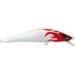 Isca Artificial Marine Inna 90 Pro Tuned Branca com Cabeça Vermelha 9cm 16g Meia Água Floating Cor 02