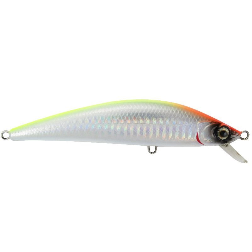 Isca Artificial Marine Inna 90 Pro Tuned Branca Verde Laranja 9cm 16g Meia Água Floating Cor 31