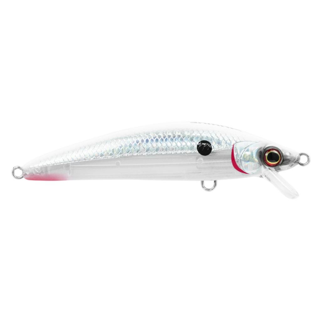 Isca Artificial Marine Inna 70 Pro Tuned Prateada Branca 7cm 11g Meia Água Floating Cor HWT