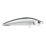 Isca Artificial Marine Inna 60 Pro Tuned Prateada Preta 6cm 5,7g Meia Água Floating Cor 38HT