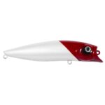 Isca Artificial Marine Brava 77 Branco e Vermelho 7.7cm 7.2g Meia Água Cor 14