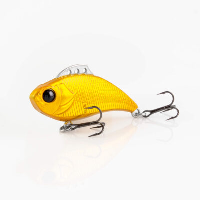 Isca Artificial Albatroz Vibrax 40 Dourado 4g 4cm Fundo