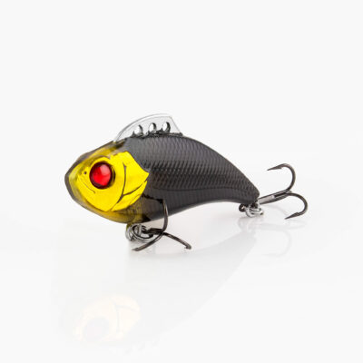 Isca Artificial Albatroz Vibrax 40 Preto 4g 4cm Fundo