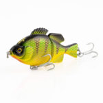Isca Artificial Albatroz Sapekinha Articulada Verde Amarela 6cm 7,8g Cor S52