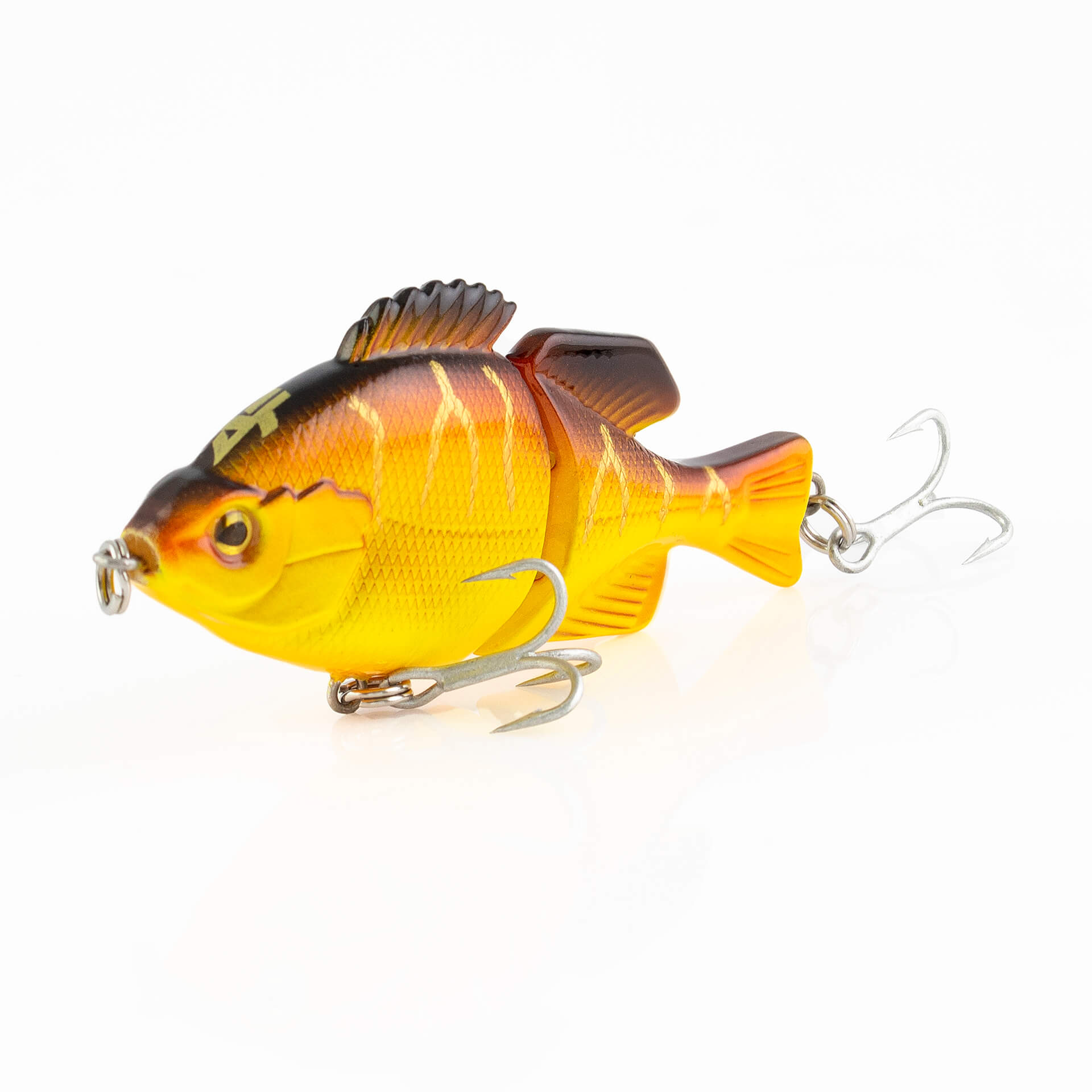 Isca Artificial Albatroz Sapekinha Articulada Laranja Amarela 6cm 7,8g Cor S01