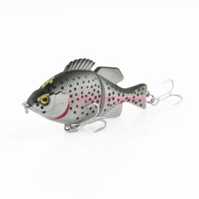 Isca Artificial Albatroz Sapekinha Articulada Cinza Pinta Preta 6cm 7,8g Cor 305