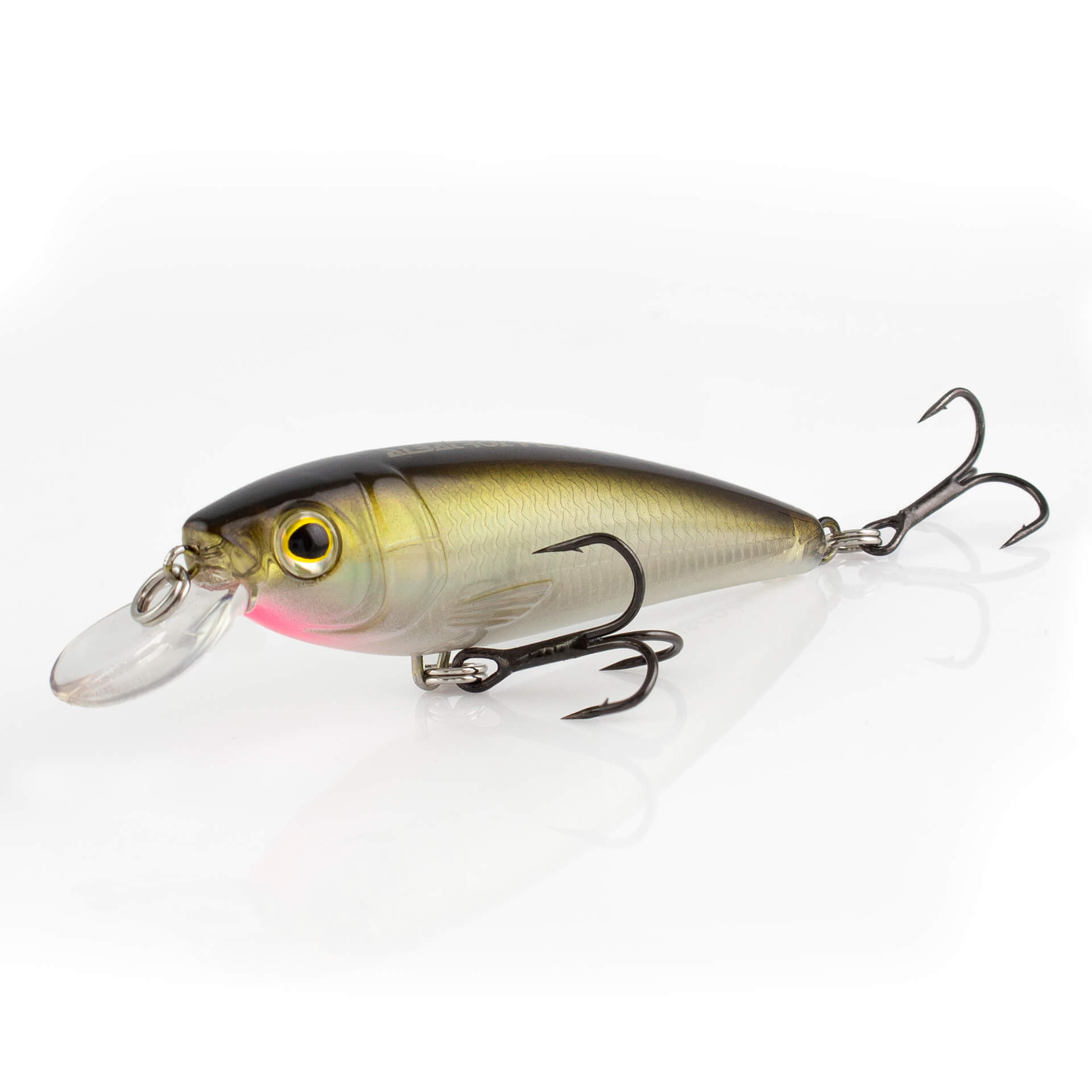 Isca Artificial Albatroz Risco Marrom Prateada Cor 04 Meia Água Suspend 7,5cm 11,5g