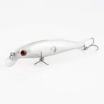 Isca Artificial Albatroz Pegadeira 100 Prateada Branca Cor  212 Meia Água Floating 10cm 15,5g