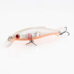 Isca Artificial Albatroz Pegadeira 100 Branca Laranja Cor  172 Meia Água Floating 10cm 15,5g