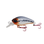 Isca Artificial Mini Crank Matadeira Cor 77 Branca Marrom Listra Preta 3,7cm 4g