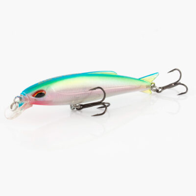Isca Artificial Albatroz Malícia 80 Azul Rosa Cor 19V Meia Água Floating 8cm 7g