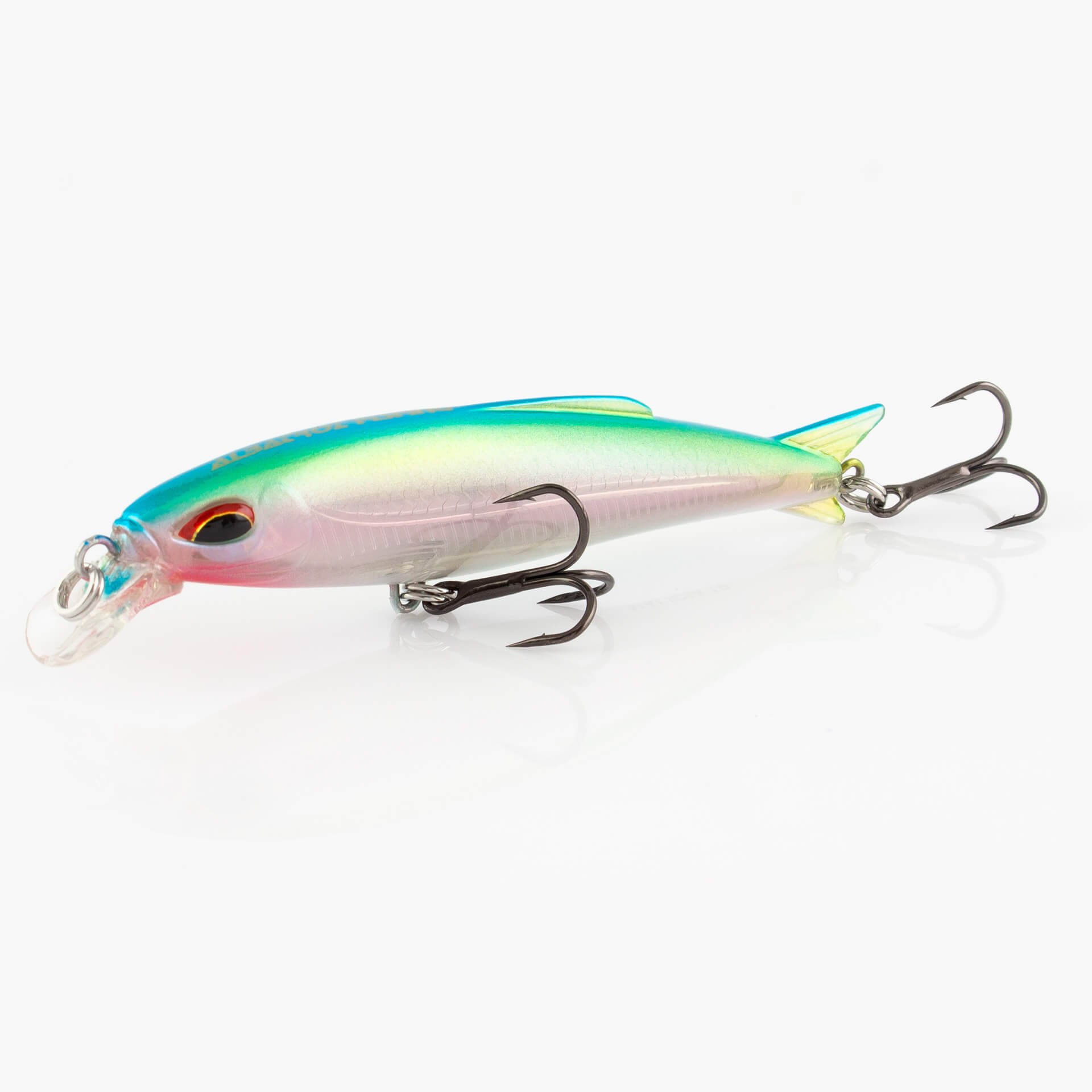 Isca Artificial Albatroz Malícia 80 Azul Rosa Cor 19V Meia Água Floating 8cm 7g