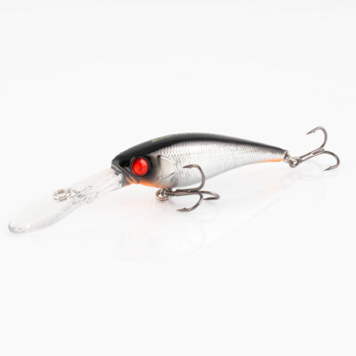 Isca Artificial Albatroz Barbelão 62 Prateada Preta 6,2cm 6,2g Cor 367