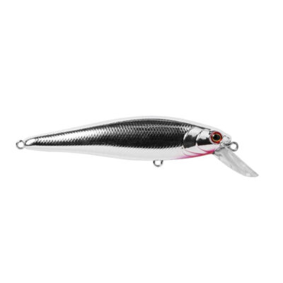Isca Artificial Marine Shiner King 100MR Prateada 10cm 17g Meia Água Barbela Curta Cor N08