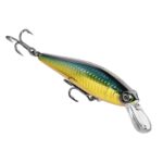 Isca Artificial Marine Shiner King 100MR Dourada Verde 10cm 17g Meia Água Barbela Curta Cor BGO