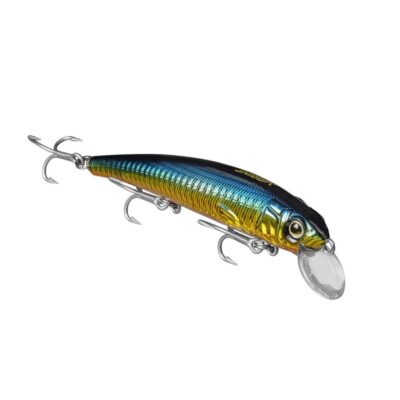 Isca Artificial Marine Kisu 115 Dourada Verde 11,5cm 16g Meia Água Floating Cor BGO