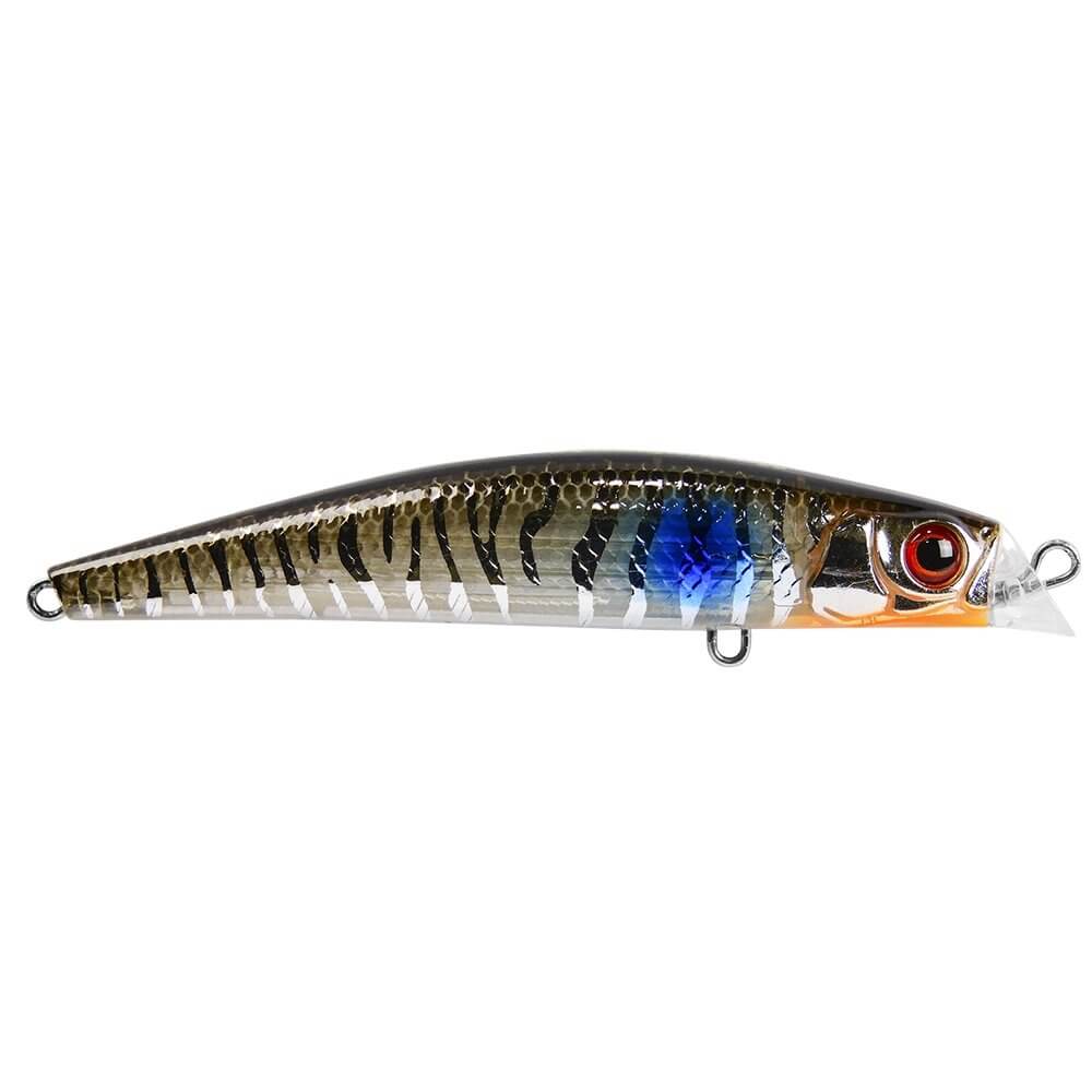 Isca Artificial Marine Rei do Rio 120 Prateada Pinta Azul 12cm 20g Meia Água Rasa Cor N01