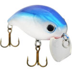 Isca Artificial Firezinha Prateada/Azul de Superfície 3.8cm 4,1g para Tilápia Black Bass Firefish