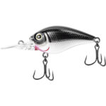 Isca Artificial Marine Beat Crank 45MR CBB12 Prateada 4.5cm 6.8g Barbeluda Para Tilápia Black Bass