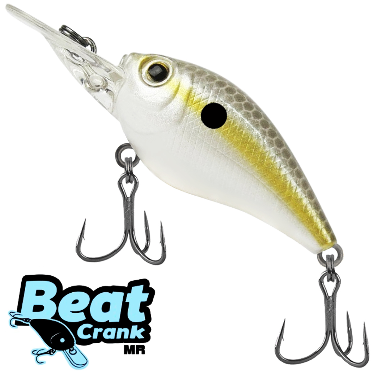Isca Artificial Marine Beat Crank 45MR 11 Lambari Pinta Preta 4.5cm 6.8g Barbeluda Para Tilápia - Imagem 6