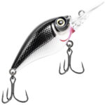 Isca Artificial Marine Beat Crank 45MR CBB12 Prateada 4.5cm 6.8g Barbeluda Para Tilápia Black Bass