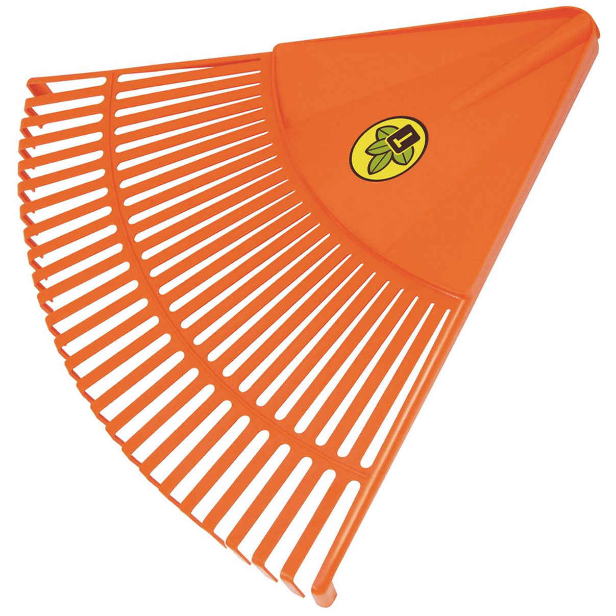 Rastelo Jardim Tramontina 60,8cm Vassoura Plástica Laranja 26 Dentes Restel para Jardinagem Sem Cabo - Imagem 2