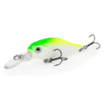 Isca Artificial Albatroz Willy Shad 4cm 2,5g - Cor 05 Branca Verde Amarela