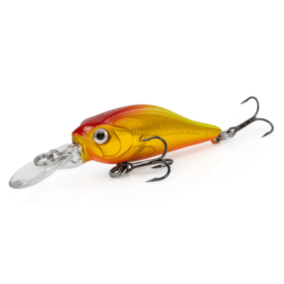 Isca Artificial Albatroz Willy Shad 4cm 2,5g - Cor 06 Dourada Laranja