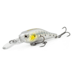Isca Artificial Albatroz Willy Shad 4cm 2,5g - Cor 08 Prateada Dourada