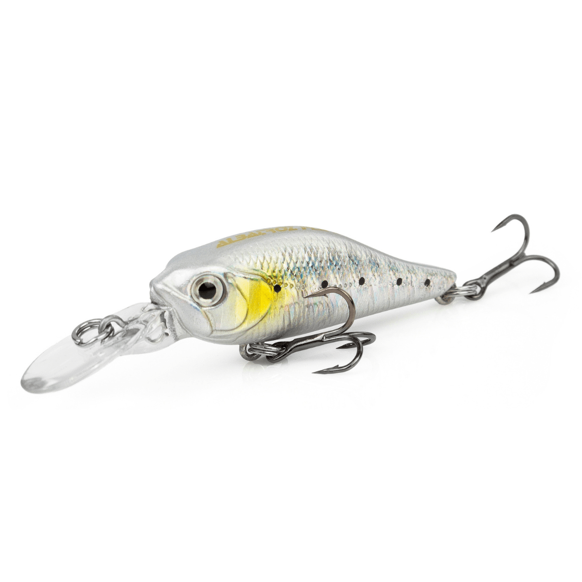 Isca Artificial Albatroz Willy Shad 4cm 2,5g - Cor 08 Prateada Dourada