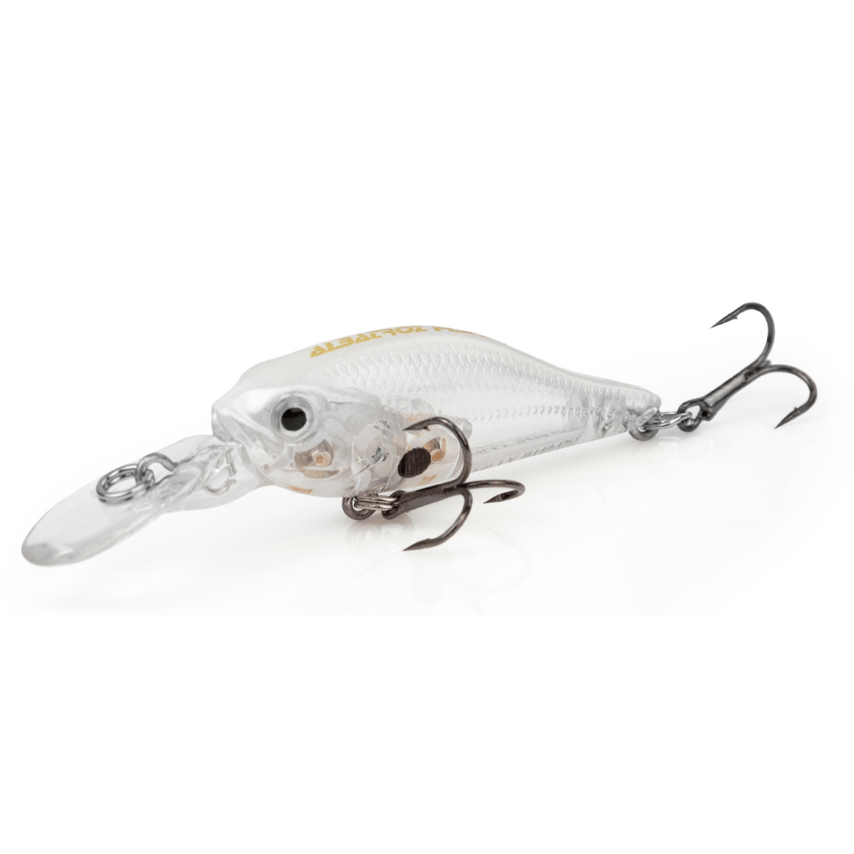 Isca Artificial Albatroz Willy Shad 4cm 2,5g - Cor 09 Tranparente