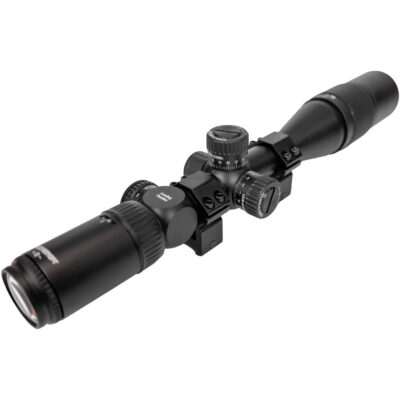 Luneta Discovery MS 4-16X42 AOAC Mildot Paralaxe Retículo Iluminado Torres de compensação Mount 22mm
