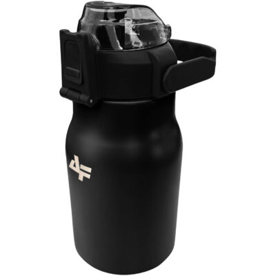 Garrafa Térmica Albatroz BWG04 Preta 1L Aço Inoxidável Mug Térmico a Vácuo Gelado 9h Quente 6h