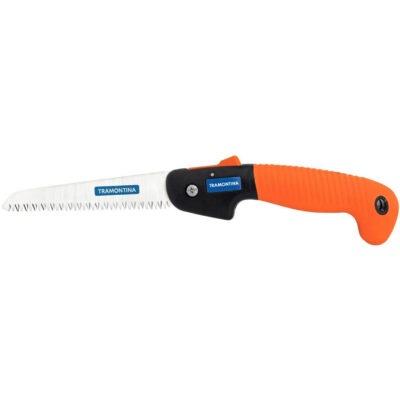 Serrote de Poda Tramontina Profissional Dobrável Retrátil Lâmina Aço Carbono Flexível de 15cm / 6"