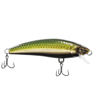 Isca Artificial Marine Inna 50 Dourada Verde Preta 5cm 3,5g Cor MUSHI