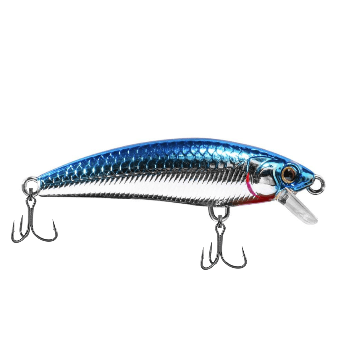 Isca Artificial Marine Inna 50 Prateada Azul 5cm 3,5g Cor CHB11