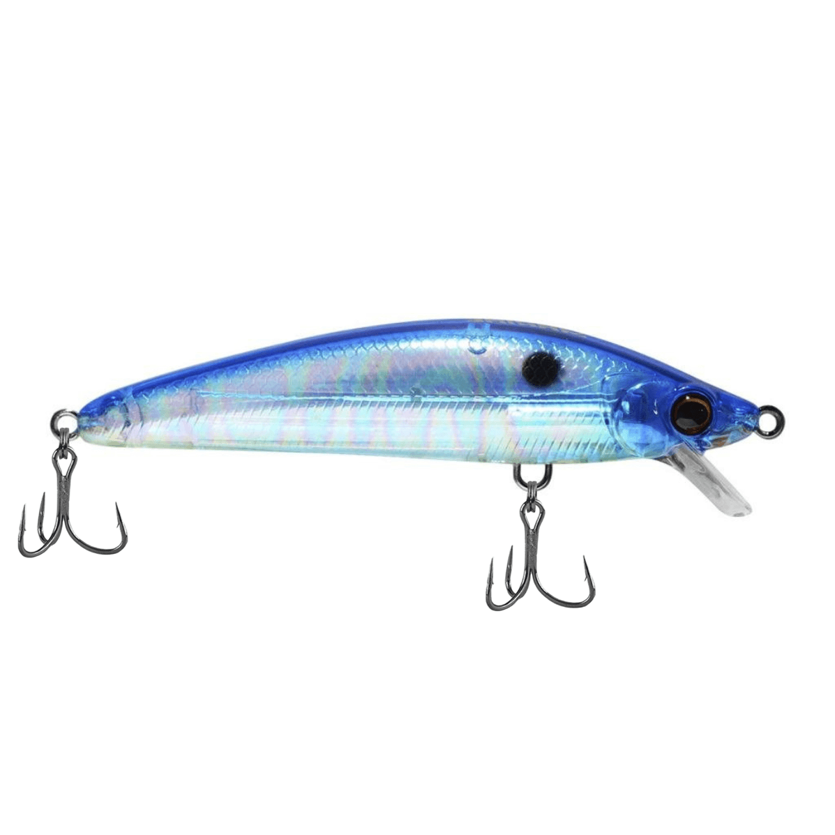 Isca Artificial Marine Inna 50 Azul Prateada Transparente 5cm 3,5g Cor BCT66