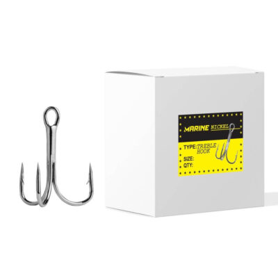 Garatéia Número 2 Marine Sports Aço Nickel Anzol para Isca Artificial Dourado