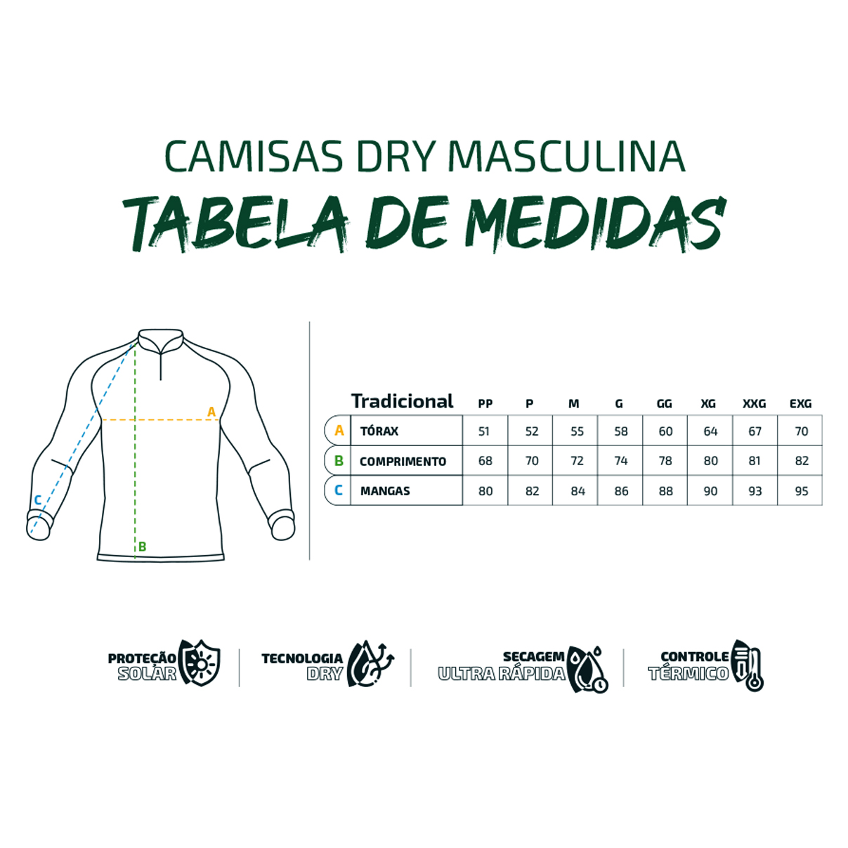 Camisa Presa Viva Agro 03 (G) Sistema Bruto Proteção Solar UV50+ Dry Flex com Elastano Verde Brasil - Imagem 4