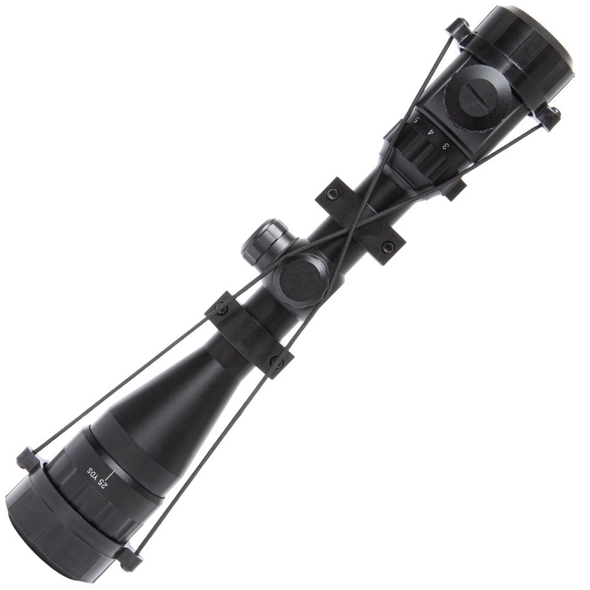 Luneta FXR 3-9X40 AOE Mildot Retículo Iluminado Paralaxe Mount 22mm para Carabina de Pressão PCP - Imagem 2