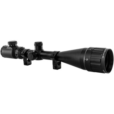 Luneta 6-24X50 AOEG Rossi Paralaxe Mildot Retículo Iluminado Mount 11mm 3-8 para Carabina PCP Rifle – 04