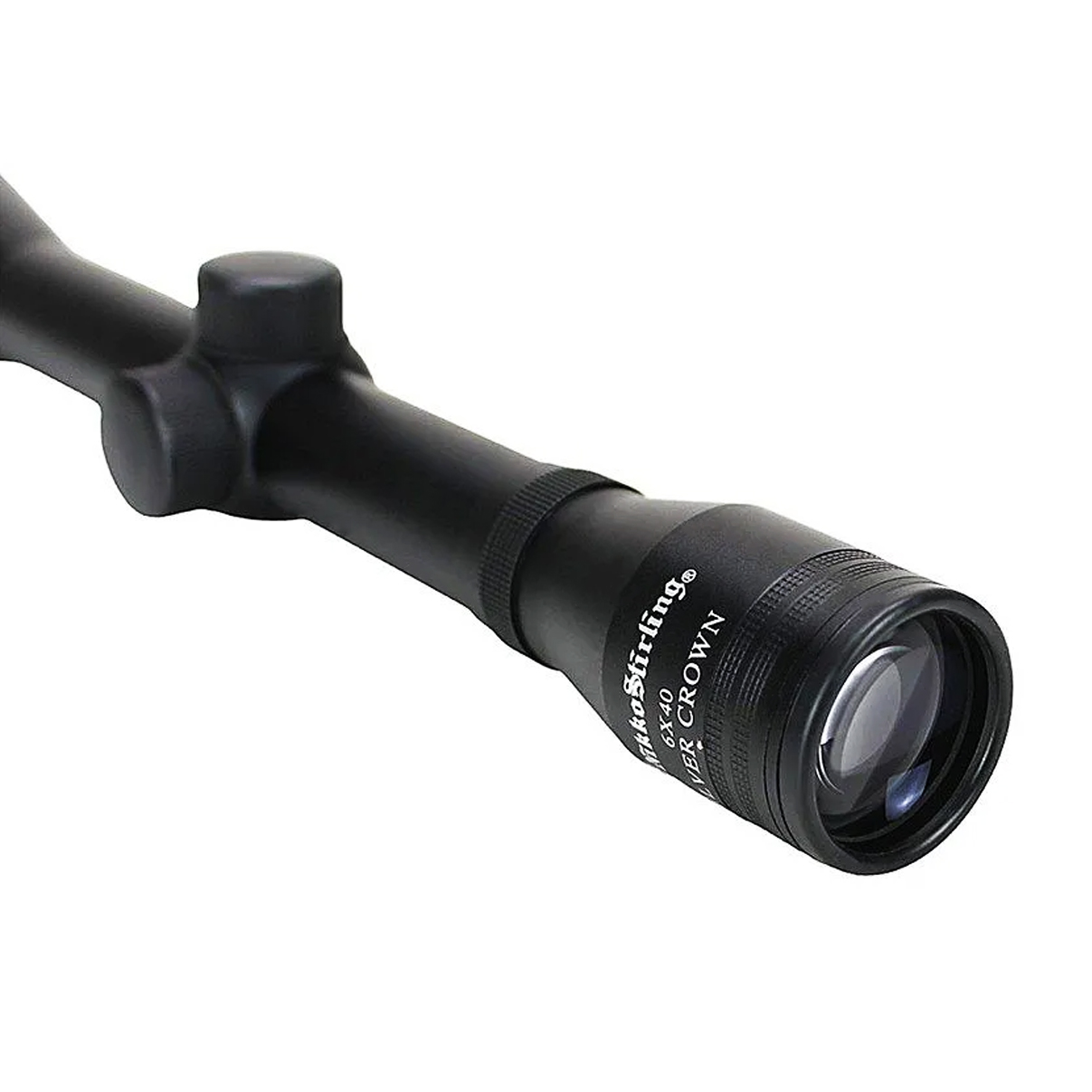 Luneta Nikko Stirling 6x40 Silver Crown Mount 11mm Para Carabina de Pressão Resistente Anti Impacto - Imagem 6