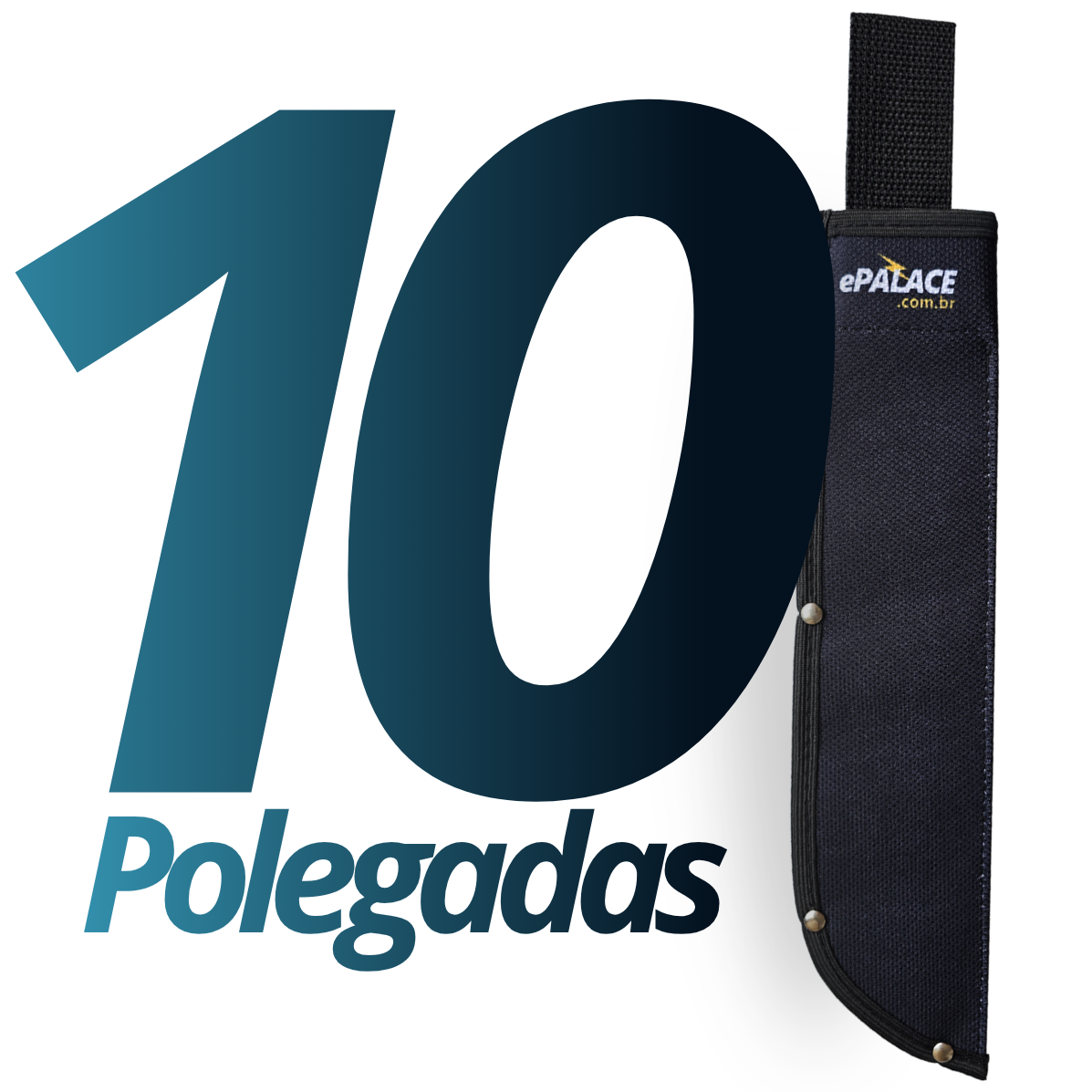 Bainha para Facão 10 Polegadas Preta ePALACE - Imagem 4
