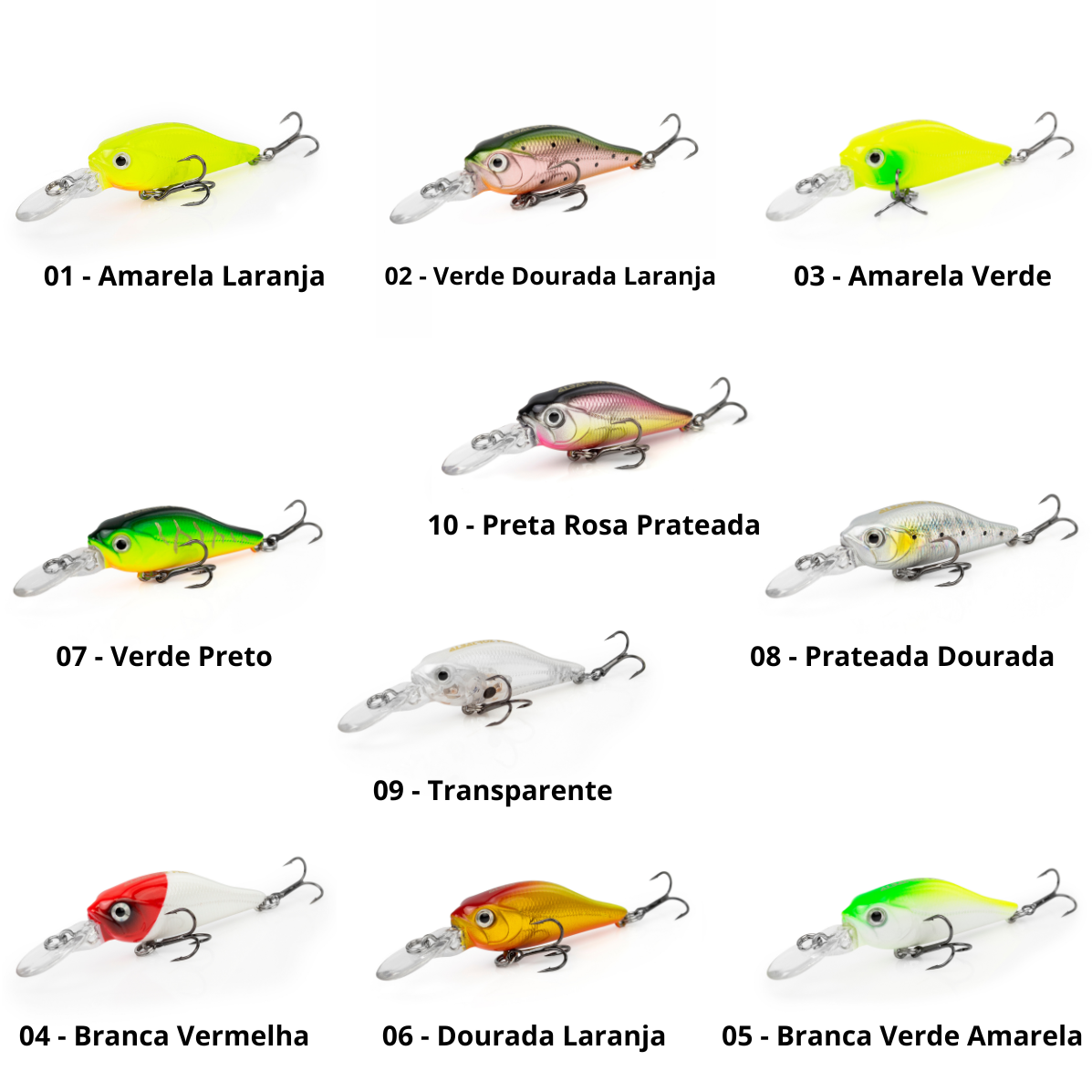 Isca Artificial Albatroz Willy Shad 4cm 2,5g - Cor 06 Dourada Laranja - Imagem 5