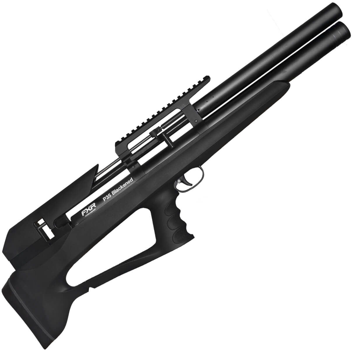 Carabina de Pressão PCP Artemis P35 Blackened 5.5mm Bullpup com Válvula Reguladora Supressor Ruídos