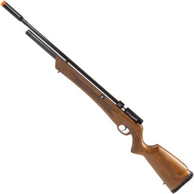 Carabina de Pressão PCP Rossi Outlander 5.5mm com Coronha de Madeira e Supressor de Ruídos