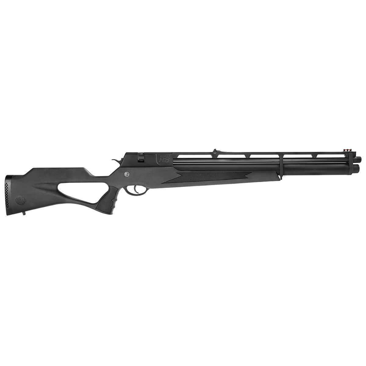 Carabina de Pressão PCP Rossi R8 Black Standard 5,5mm (.22) Semi Automática Potente 1150fps 350m/s