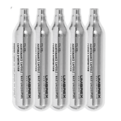 Cilindro de CO2 12g Umarex - Pacote com 5 unidades