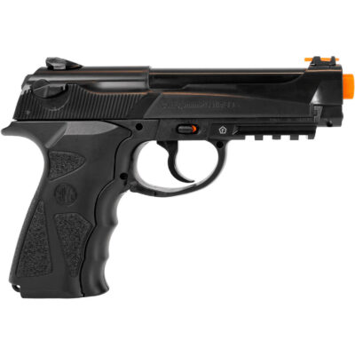 Pistola AIRSOFT Rossi C12 CO2 Pressão Wingun Atira Esferas de Plástico BBs 6mm com Magazine 15 Tiros